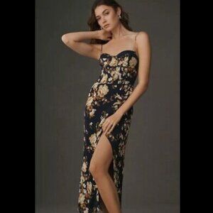 Brand New Reformation Kourtney Floral Pattern Dress in Divinity